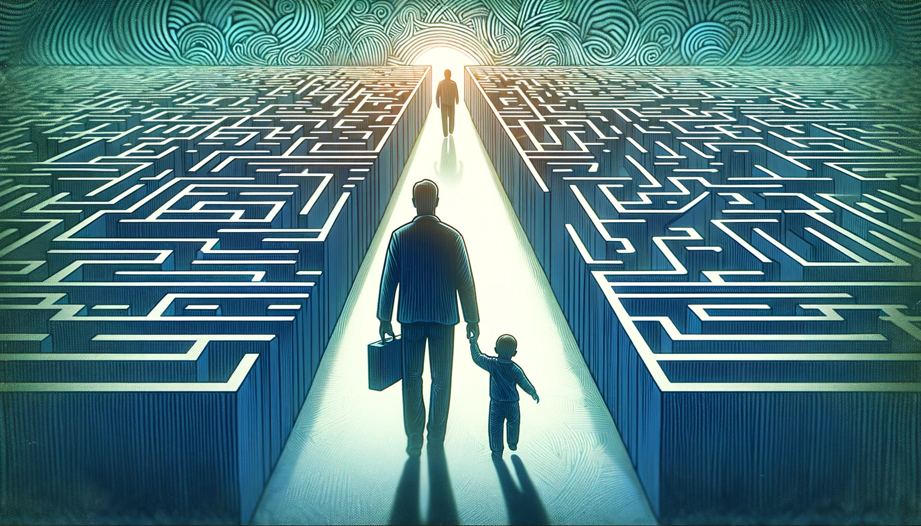 Illustration accompanying Empowering Fathers: Winning Strategies for Custody Battles