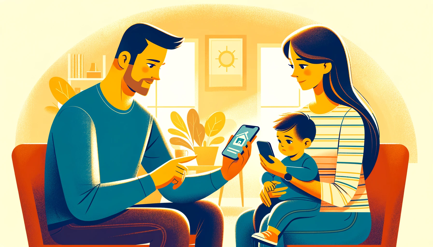 Illustration accompanying Empowering Fathers: Winning Strategies for Custody Battles