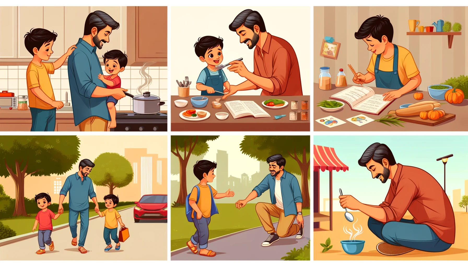 Illustration accompanying Empowering Fathers: Winning Strategies for Custody Battles